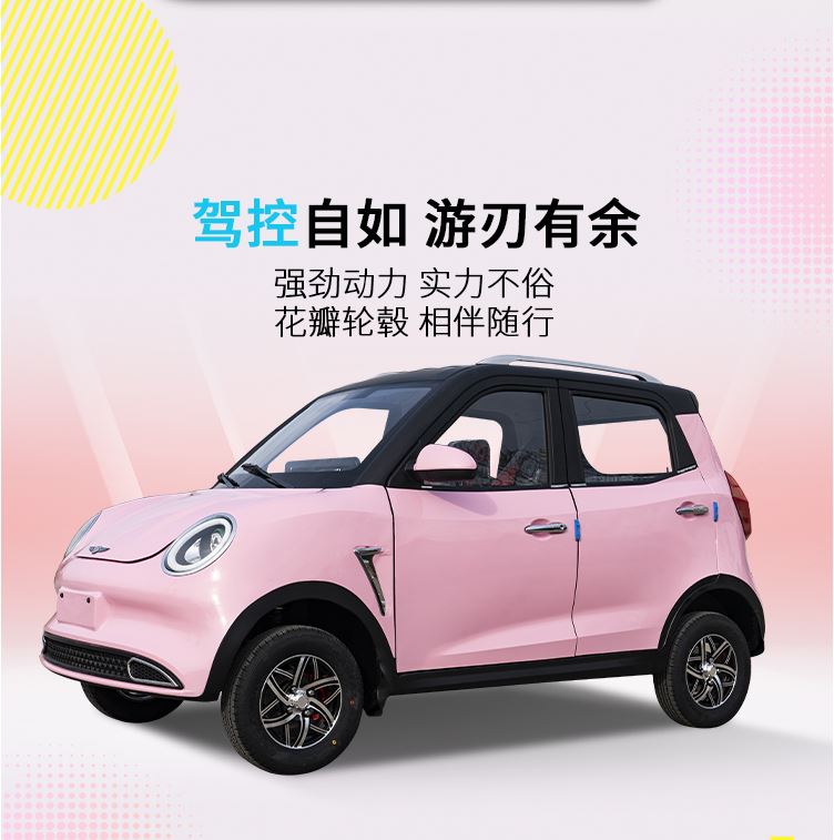 Cute mini EV Ladybug e-Car 3KW 50KM - Image 2