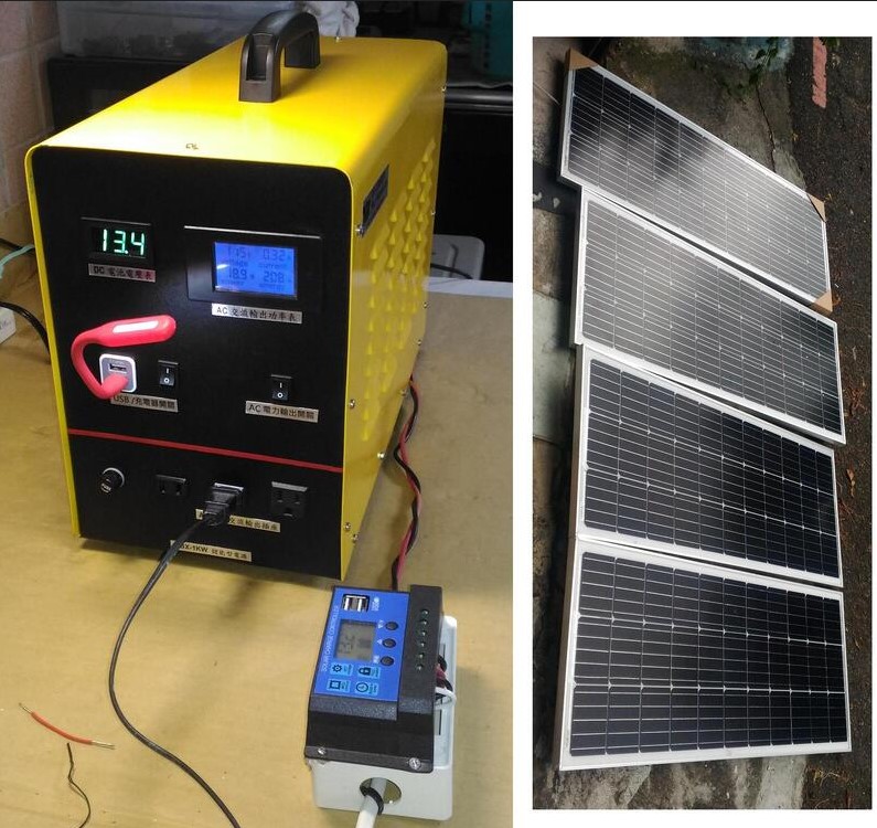 Portable Solar DC-AC Power Station PBX-1000 / 1KWatts / 1KWh - Image 5