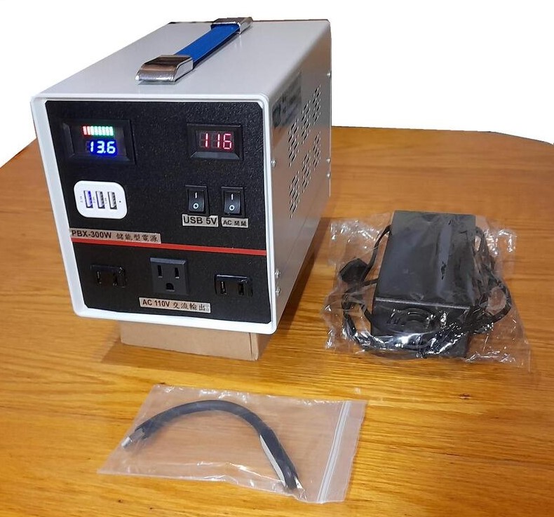 Portable Solar DC-AC Power Station PBX-300 / 300Watts - Image 2