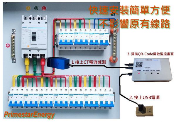 《綠能之星》2025 PWX-102 Pro 企業版 電力記錄器 全網通 交流功率計 WiFi 遠端監控 EMS 電力管理：圖片 8