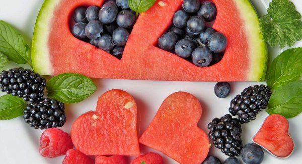 Watermelon With Berries For Health